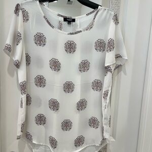 Premise White Floral Patterned Blouse